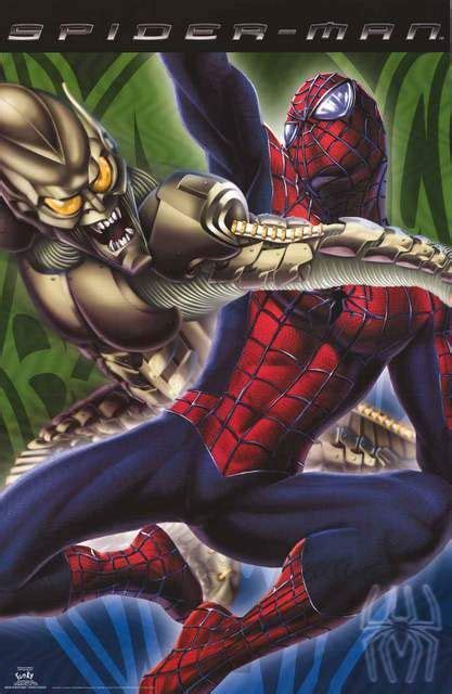 Spider Man And The Green Goblin 2002 Marvel Comics Poster 22x34