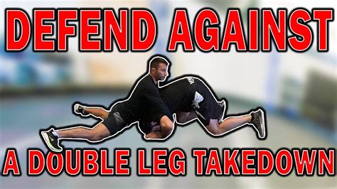 How To Defend Against A Double Leg Takedown Mma Youtube