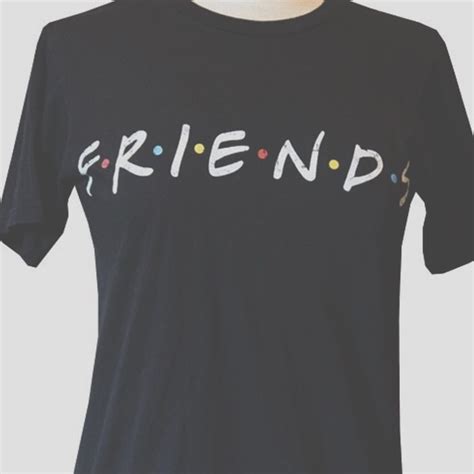 Friends Tv Show Funny T Shirt Black