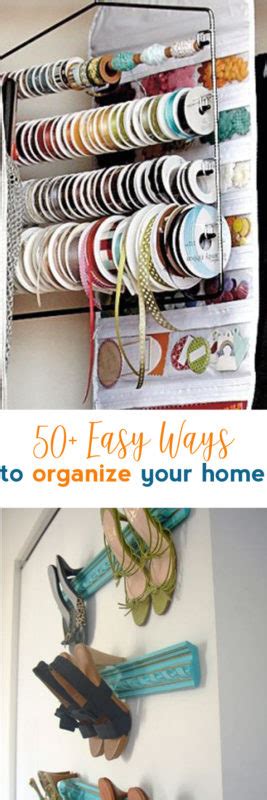 50 Easy Ways To Organize Your Home All Crafty Things