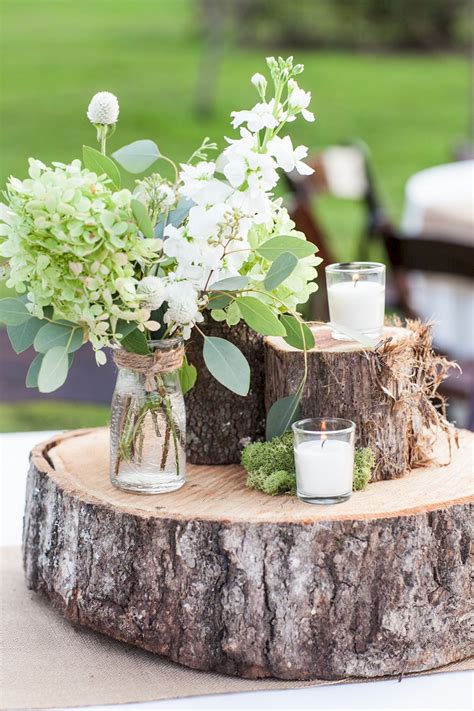 Diy Creative Rustic Chic Wedding Centerpieces Ideas Tischdekoration Hochzeit Blumen