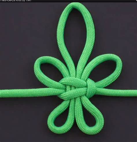 Tie stick tripod together to create primitive jerky. Fleur-de-lis knot by Tying It All Together Many people think of the fleur-de-lis as a symbol for ...