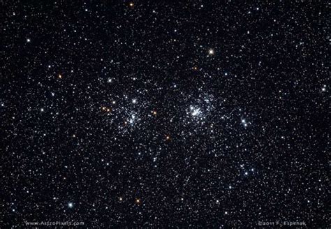 Double Cluster In Perseus Two Star Clusters Clusters Nebulae