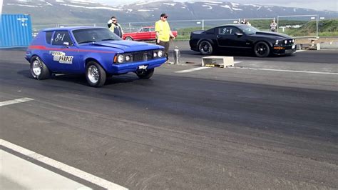 Royal Purple Gremlin Vs Super Charged Mustang On Nos Youtube