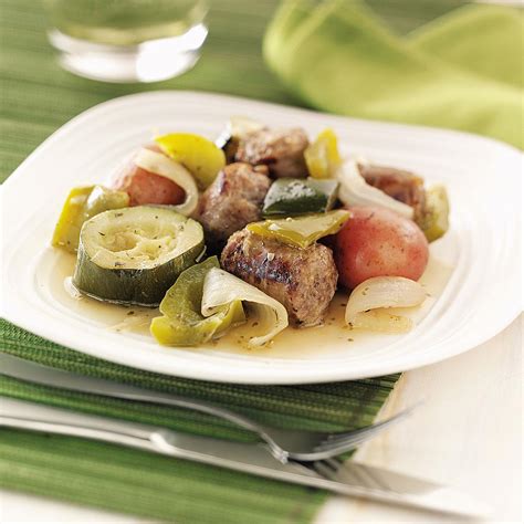 Visit this site for details: Italian Sausage Dinner Recipe | Taste of Home