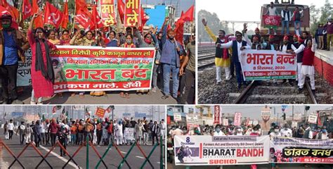 While supporting the cause of bharat bandh due to rise in prices of fuel, congress leader rakibul hussain along with other party members held a protest in nagaon, due to which police has detained. Farmers claim success, Bandh evokes mixed response across country