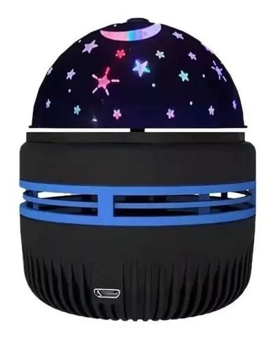 Mini Luminária Projetor Estrela Abajur Led 360º Lua Galaxy Parcelamento Sem Juros