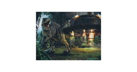 Jurassic World Giganotosaurus At Outpost Poster Zazzle