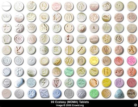 Erowid Chemicals Vaults Images Ecstasy Pill Collage