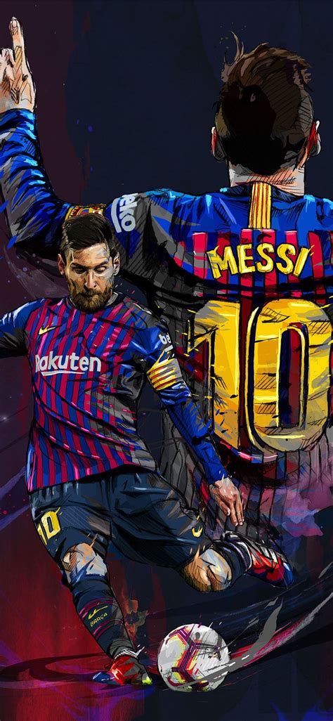 Messi Art Wallpapers Wallpaper Cave