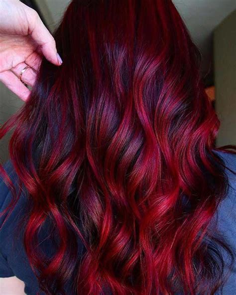 23 Red And Black Hair Color Ideas For Bold Women Stayglam Wine Hair
