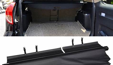 Fit 06-12 Toyota RAV4 OE Style Black Rear Cargo Security Trunk Cover