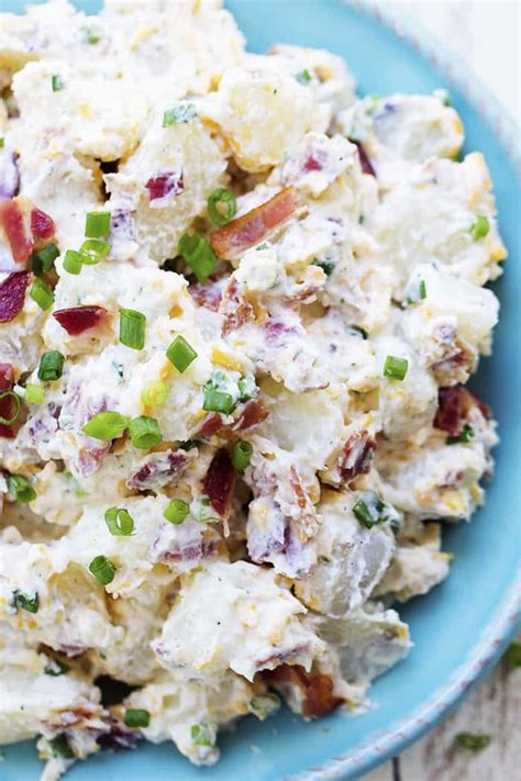 Potato salad with a hint of dill. Bacon Ranch Potato Salad | The Recipe Critic