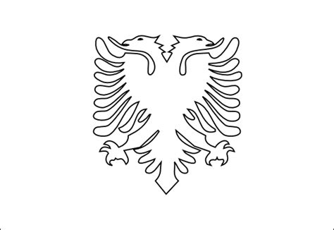 Coloring Albania Flag Coloring Pages
