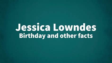 Jessica Lowndes Birthday And Other Facts