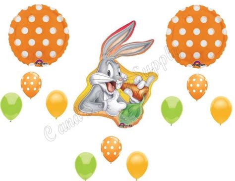 Bugs Bunny Looney Tunes Happy Birthday Balloons Decoration Supplies