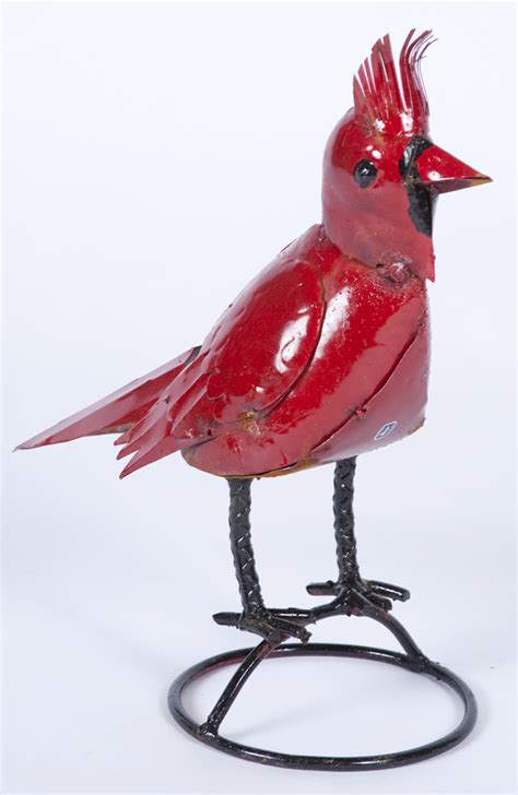 Maybe you would like to learn more about one of these? Metal Cardinal Bird Lawn Ornament Yard Decor Feathered ...