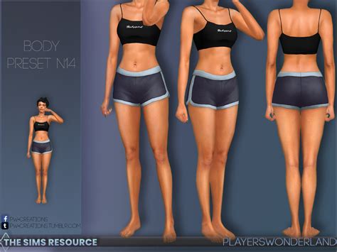 The Sims Resource BodyPreset N14