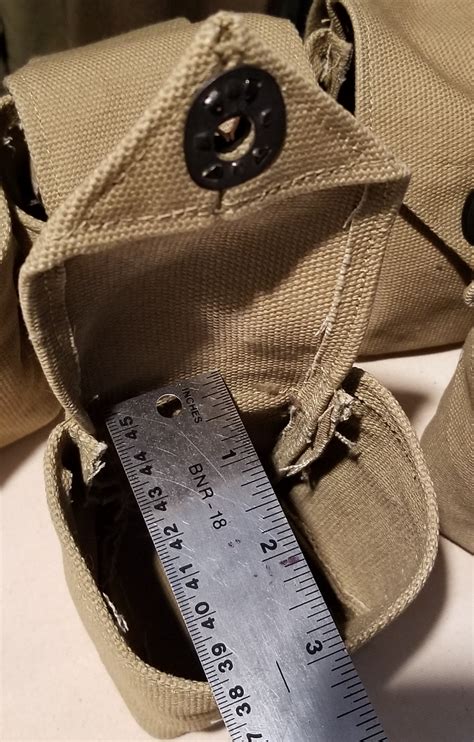 Rigger Pouch Reproduction With Original Wwii Webbing Service Of Supply