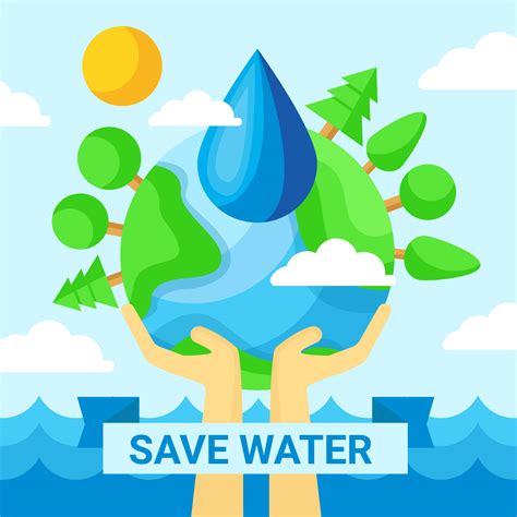 Save Water Poster Vector Art Icons And Graphics For Free Download