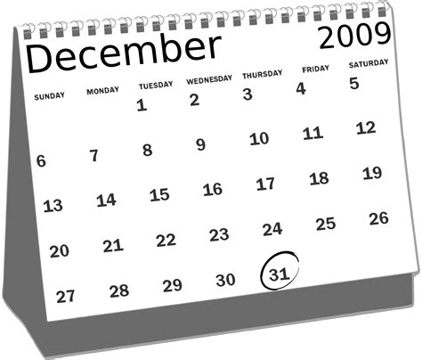 December clipart december calender, December december calender Transparent FREE for download on 