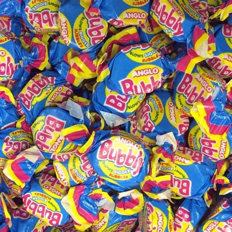 Anglo Bubbly Bubble Gum 200g Pear Flavour Bubble Gum Of Our Early