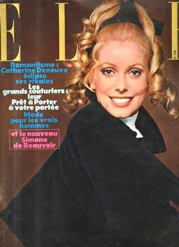 Catherine Deneuve Elle Magazine October 1967 Cover Photo France