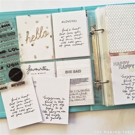 3 Sets Of Free Printable Journaling Cards Project Life Freebies