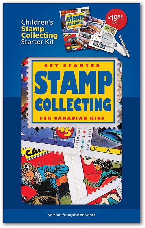 Childrens Stamp Collecting Starter Kit English Trousse De