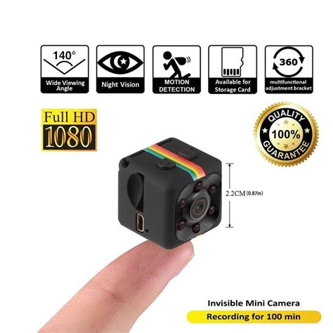 Sq11 Mini Camera Night Vision Hd 1080p Tiny Camcorder Excel Store