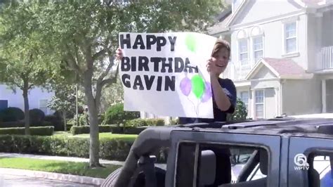 Jupiter Mom Throws Son Quarantine Birthday Parade