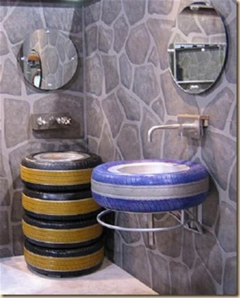 Reuse the old tires to decorate your home.make it more useful product. Creative Uses For Old Tires - 20 Pics