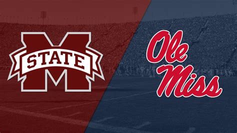 Watch Mississippi State Vs Ole Miss Live Online At Watchespn