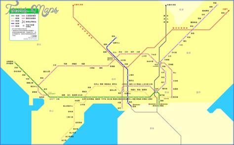 Shenzhen Train Line Map