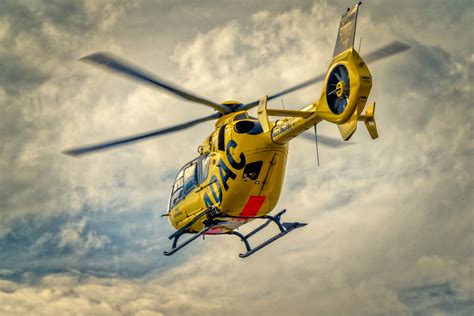 Adac Rescue Helicopter 6k Uhd Wallpaper