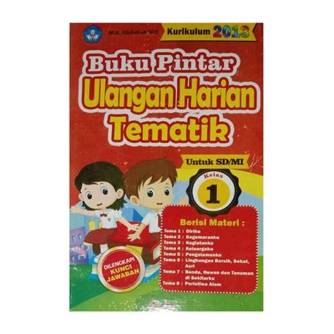 Jual Buku Pintar Ulangan Harian Tematik Kelas 1 Sd Mi Shopee Indonesia