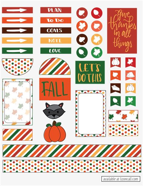 Fall Planner Stickers Create 365 Happy Planner Sticker Value Pack