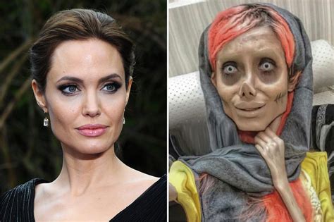 Sahar Tabars Wild Transformation Into Zombie Angelina Jolie
