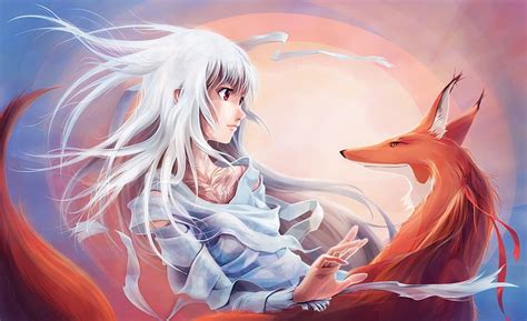 Red Fox Anime Girl