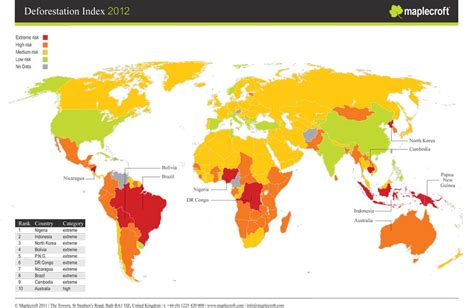 map of the day the world s most extreme deforestation business insider
