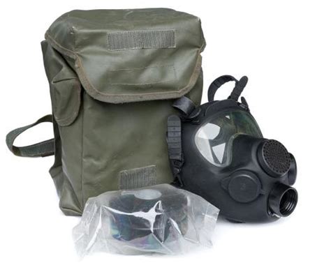 French Arf A Gas Mask With Carrier Bag Surplus