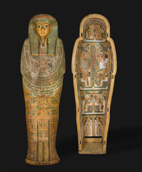 Coffin Of Bakenmut Egypt Thebes Third Intermediate Period Late