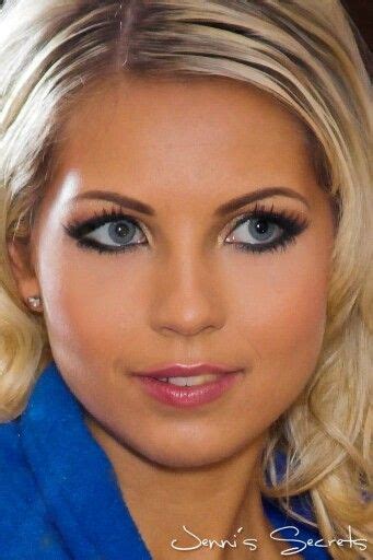 Jenni Gregg Czech Blonde Xray Model Makeup Looks For Brown Eyes