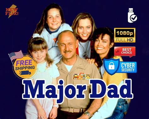 Major Dad 1989 1993 Tv Series Complete Series Full Hd All Etsy