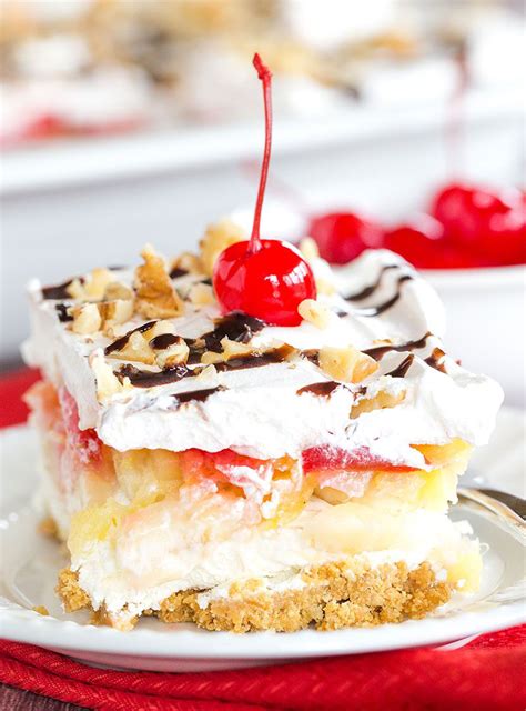 Stir occasionally until the roasted banana ice cream mixture is completely chilled and very thick. No Bake Banana Split Dessert is a classic! It layers a graham cracker crust, cream cheese-based ...