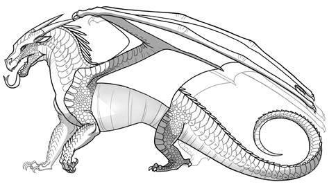 Wings Of Fire Seawing Hybrid Coloring Pages Coloring Pages