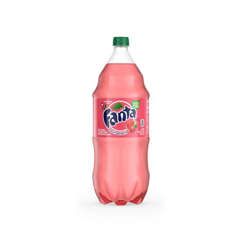 Fanta Fruit Punch Fruit Flavored Soda Soft Drink 2 Liters