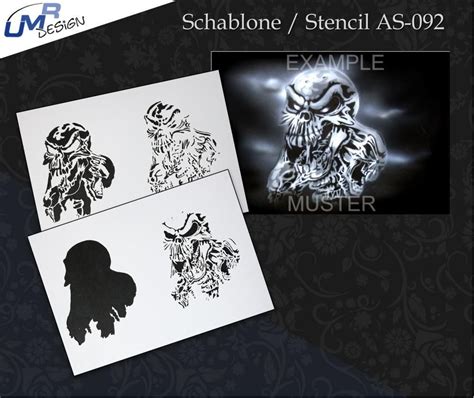 Step By Step Airbrush Stencil As 288 Löwe Template Umr Design Click