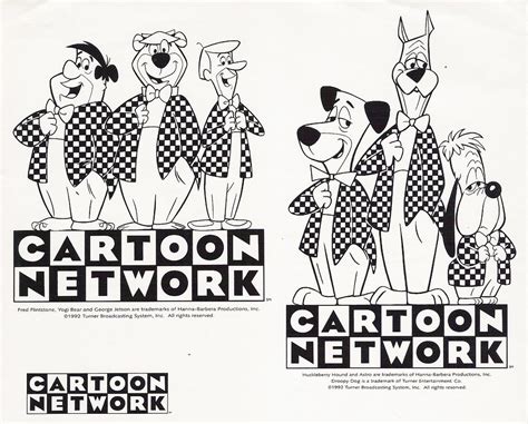 Vintage Cartoon Network Advertisement Featuring Hanna Barbera