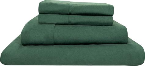 Mypillow Flannel Bed Sheet Twin Green Home And Kitchen